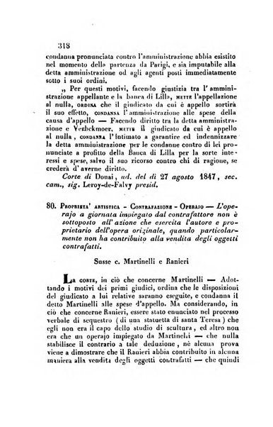 Giornale del Foro in cui si raccolgono le più importanti regiudicate dei supremi tribunali di Roma e dello Stato pontificio in materia civile