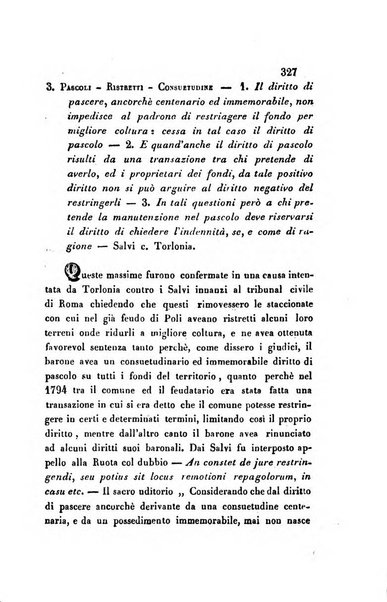 Giornale del Foro in cui si raccolgono le più importanti regiudicate dei supremi tribunali di Roma e dello Stato pontificio in materia civile