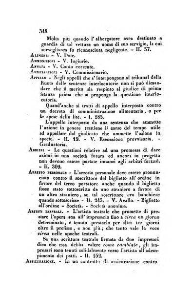 Giornale del Foro in cui si raccolgono le più importanti regiudicate dei supremi tribunali di Roma e dello Stato pontificio in materia civile