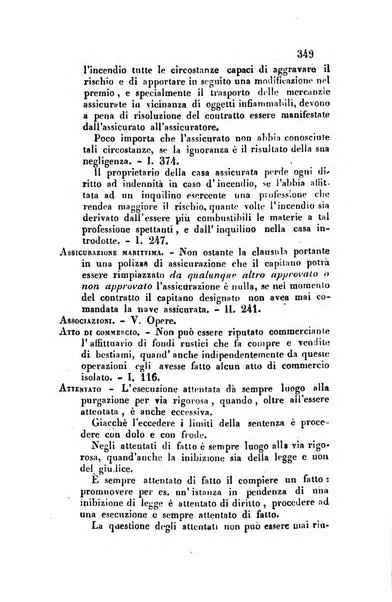 Giornale del Foro in cui si raccolgono le più importanti regiudicate dei supremi tribunali di Roma e dello Stato pontificio in materia civile