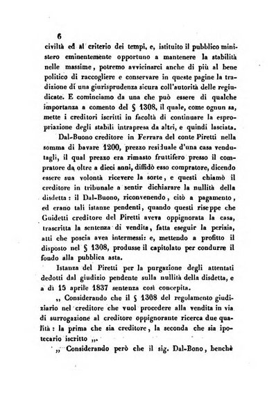 Giornale del Foro in cui si raccolgono le più importanti regiudicate dei supremi tribunali di Roma e dello Stato pontificio in materia civile