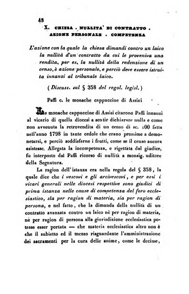 Giornale del Foro in cui si raccolgono le più importanti regiudicate dei supremi tribunali di Roma e dello Stato pontificio in materia civile