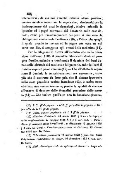 Giornale del Foro in cui si raccolgono le più importanti regiudicate dei supremi tribunali di Roma e dello Stato pontificio in materia civile