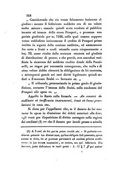 Giornale del Foro in cui si raccolgono le più importanti regiudicate dei supremi tribunali di Roma e dello Stato pontificio in materia civile