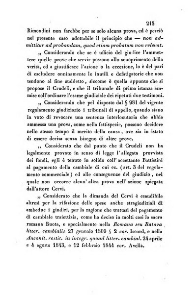 Giornale del Foro in cui si raccolgono le più importanti regiudicate dei supremi tribunali di Roma e dello Stato pontificio in materia civile