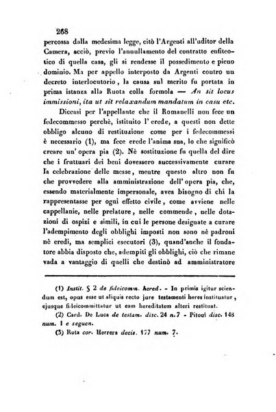 Giornale del Foro in cui si raccolgono le più importanti regiudicate dei supremi tribunali di Roma e dello Stato pontificio in materia civile