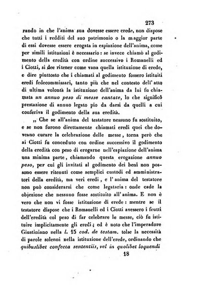 Giornale del Foro in cui si raccolgono le più importanti regiudicate dei supremi tribunali di Roma e dello Stato pontificio in materia civile