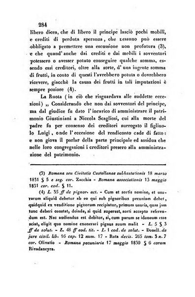 Giornale del Foro in cui si raccolgono le più importanti regiudicate dei supremi tribunali di Roma e dello Stato pontificio in materia civile