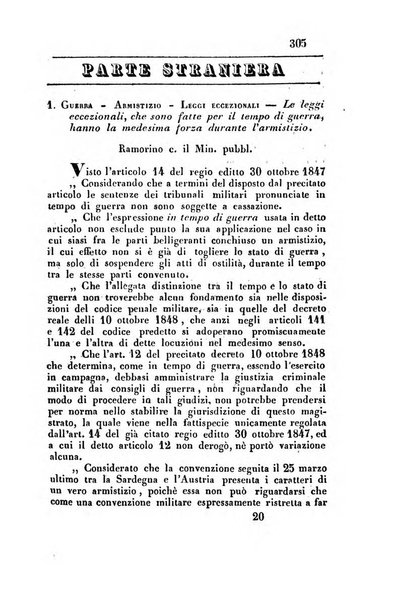 Giornale del Foro in cui si raccolgono le più importanti regiudicate dei supremi tribunali di Roma e dello Stato pontificio in materia civile