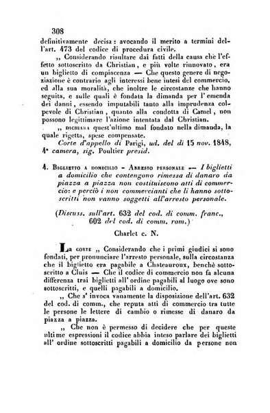 Giornale del Foro in cui si raccolgono le più importanti regiudicate dei supremi tribunali di Roma e dello Stato pontificio in materia civile