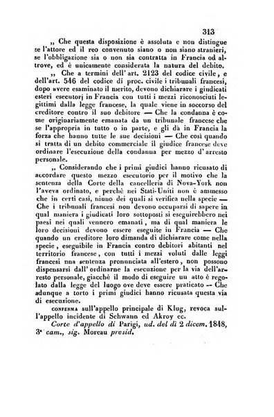 Giornale del Foro in cui si raccolgono le più importanti regiudicate dei supremi tribunali di Roma e dello Stato pontificio in materia civile