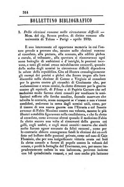 Giornale del Foro in cui si raccolgono le più importanti regiudicate dei supremi tribunali di Roma e dello Stato pontificio in materia civile