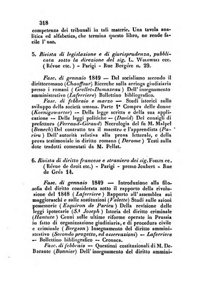 Giornale del Foro in cui si raccolgono le più importanti regiudicate dei supremi tribunali di Roma e dello Stato pontificio in materia civile