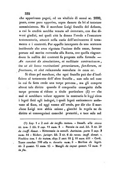 Giornale del Foro in cui si raccolgono le più importanti regiudicate dei supremi tribunali di Roma e dello Stato pontificio in materia civile