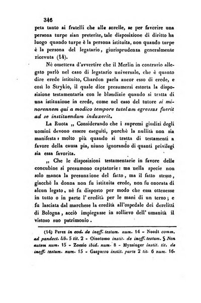 Giornale del Foro in cui si raccolgono le più importanti regiudicate dei supremi tribunali di Roma e dello Stato pontificio in materia civile