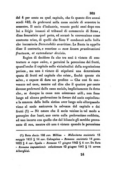 Giornale del Foro in cui si raccolgono le più importanti regiudicate dei supremi tribunali di Roma e dello Stato pontificio in materia civile