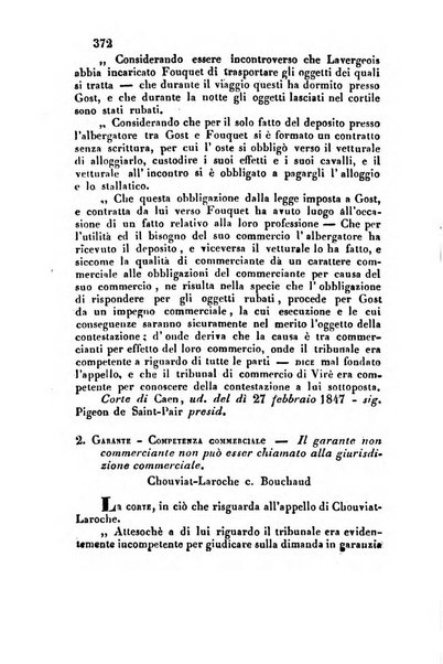 Giornale del Foro in cui si raccolgono le più importanti regiudicate dei supremi tribunali di Roma e dello Stato pontificio in materia civile