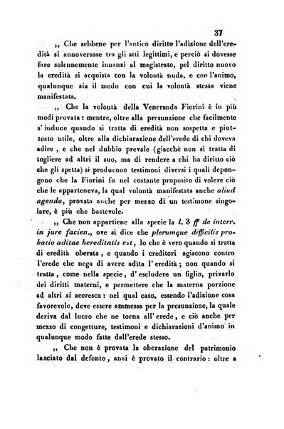 Giornale del Foro in cui si raccolgono le più importanti regiudicate dei supremi tribunali di Roma e dello Stato pontificio in materia civile