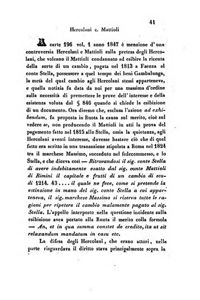 Giornale del Foro in cui si raccolgono le più importanti regiudicate dei supremi tribunali di Roma e dello Stato pontificio in materia civile