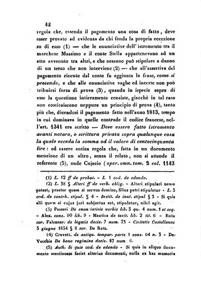 Giornale del Foro in cui si raccolgono le più importanti regiudicate dei supremi tribunali di Roma e dello Stato pontificio in materia civile