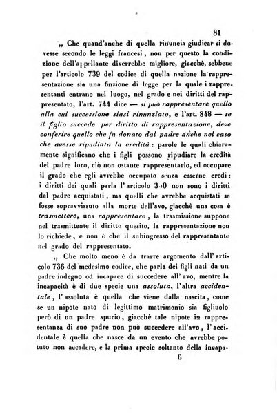 Giornale del Foro in cui si raccolgono le più importanti regiudicate dei supremi tribunali di Roma e dello Stato pontificio in materia civile