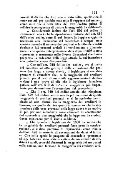 Giornale del Foro in cui si raccolgono le più importanti regiudicate dei supremi tribunali di Roma e dello Stato pontificio in materia civile