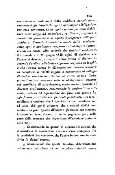 Giornale del Foro in cui si raccolgono le più importanti regiudicate dei supremi tribunali di Roma e dello Stato pontificio in materia civile