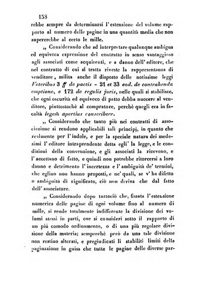 Giornale del Foro in cui si raccolgono le più importanti regiudicate dei supremi tribunali di Roma e dello Stato pontificio in materia civile