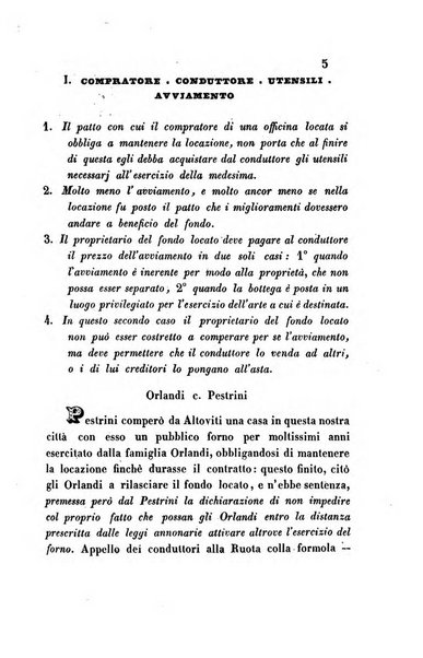 Giornale del Foro in cui si raccolgono le più importanti regiudicate dei supremi tribunali di Roma e dello Stato pontificio in materia civile