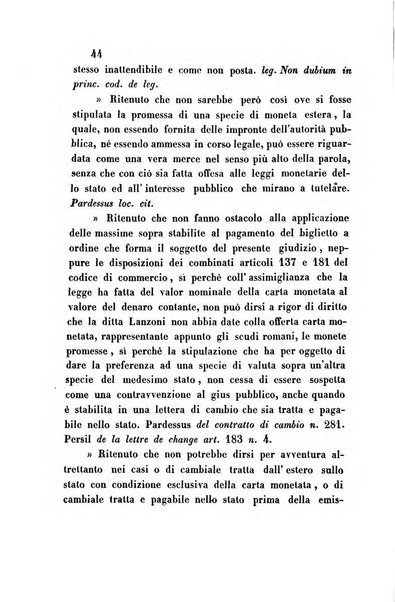 Giornale del Foro in cui si raccolgono le più importanti regiudicate dei supremi tribunali di Roma e dello Stato pontificio in materia civile