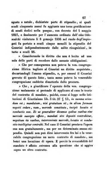 Giornale del Foro in cui si raccolgono le più importanti regiudicate dei supremi tribunali di Roma e dello Stato pontificio in materia civile