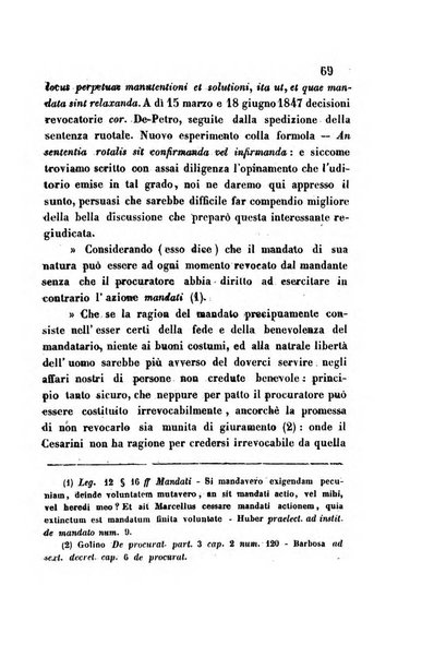 Giornale del Foro in cui si raccolgono le più importanti regiudicate dei supremi tribunali di Roma e dello Stato pontificio in materia civile