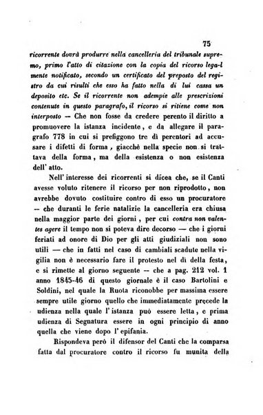 Giornale del Foro in cui si raccolgono le più importanti regiudicate dei supremi tribunali di Roma e dello Stato pontificio in materia civile