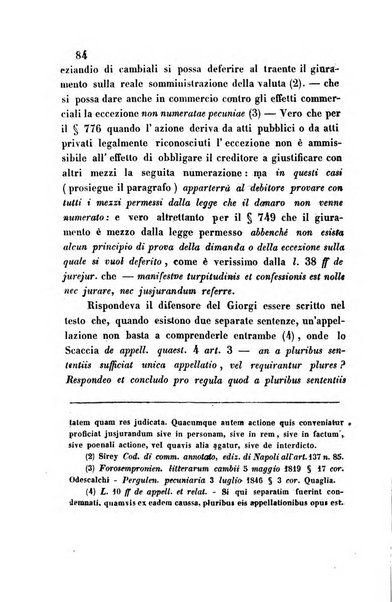 Giornale del Foro in cui si raccolgono le più importanti regiudicate dei supremi tribunali di Roma e dello Stato pontificio in materia civile