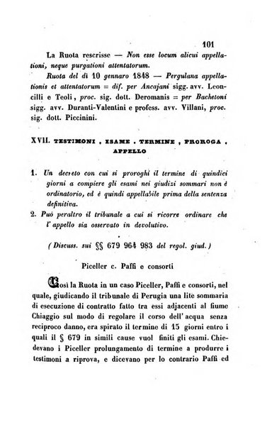 Giornale del Foro in cui si raccolgono le più importanti regiudicate dei supremi tribunali di Roma e dello Stato pontificio in materia civile