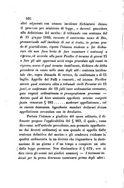 Giornale del Foro in cui si raccolgono le più importanti regiudicate dei supremi tribunali di Roma e dello Stato pontificio in materia civile