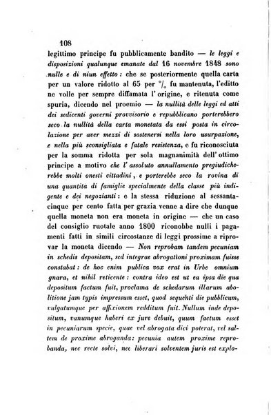 Giornale del Foro in cui si raccolgono le più importanti regiudicate dei supremi tribunali di Roma e dello Stato pontificio in materia civile