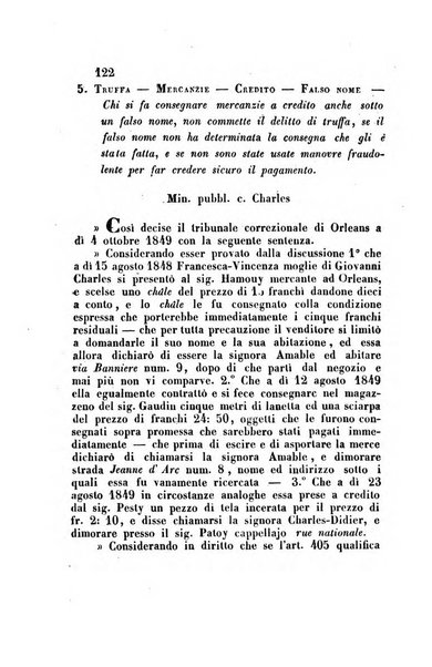 Giornale del Foro in cui si raccolgono le più importanti regiudicate dei supremi tribunali di Roma e dello Stato pontificio in materia civile