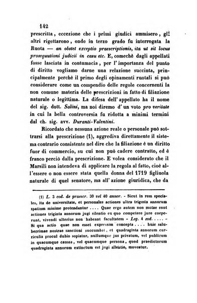 Giornale del Foro in cui si raccolgono le più importanti regiudicate dei supremi tribunali di Roma e dello Stato pontificio in materia civile