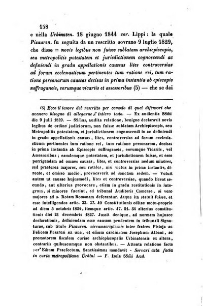 Giornale del Foro in cui si raccolgono le più importanti regiudicate dei supremi tribunali di Roma e dello Stato pontificio in materia civile