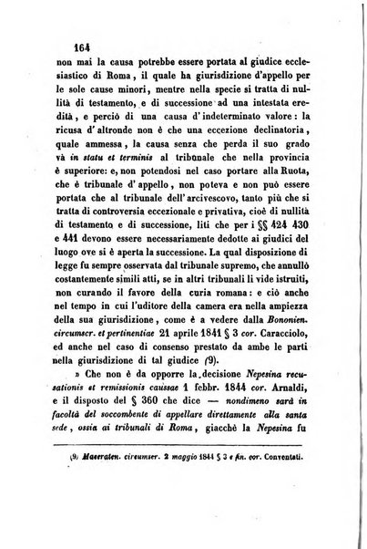 Giornale del Foro in cui si raccolgono le più importanti regiudicate dei supremi tribunali di Roma e dello Stato pontificio in materia civile