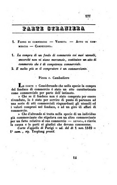 Giornale del Foro in cui si raccolgono le più importanti regiudicate dei supremi tribunali di Roma e dello Stato pontificio in materia civile