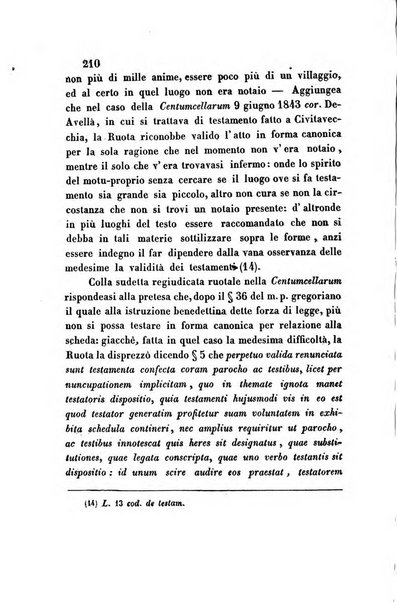 Giornale del Foro in cui si raccolgono le più importanti regiudicate dei supremi tribunali di Roma e dello Stato pontificio in materia civile