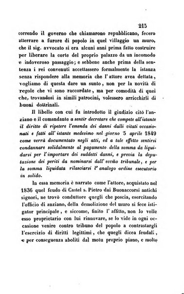 Giornale del Foro in cui si raccolgono le più importanti regiudicate dei supremi tribunali di Roma e dello Stato pontificio in materia civile