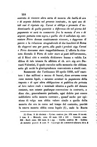 Giornale del Foro in cui si raccolgono le più importanti regiudicate dei supremi tribunali di Roma e dello Stato pontificio in materia civile