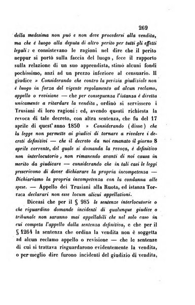 Giornale del Foro in cui si raccolgono le più importanti regiudicate dei supremi tribunali di Roma e dello Stato pontificio in materia civile