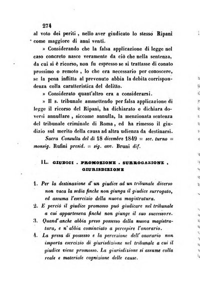 Giornale del Foro in cui si raccolgono le più importanti regiudicate dei supremi tribunali di Roma e dello Stato pontificio in materia civile