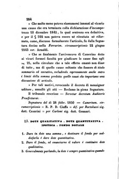 Giornale del Foro in cui si raccolgono le più importanti regiudicate dei supremi tribunali di Roma e dello Stato pontificio in materia civile