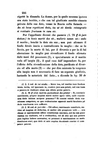 Giornale del Foro in cui si raccolgono le più importanti regiudicate dei supremi tribunali di Roma e dello Stato pontificio in materia civile