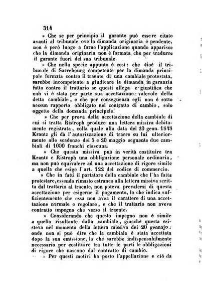 Giornale del Foro in cui si raccolgono le più importanti regiudicate dei supremi tribunali di Roma e dello Stato pontificio in materia civile